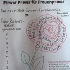 Plakat "FlowerPower für Frauenpower"